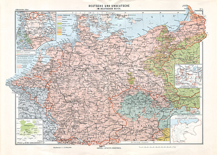 Perthes' Alldeutscher Atlas (1903)
3. Deutsche und Undeutsche im Deutschen Reich
