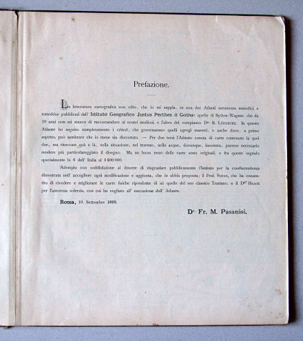 Pasanisi, Atlante Scolastico Metodico, 1900
Voorwoord / Preface