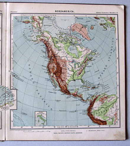 Pasanisi, Atlante Scolastico Metodico, 1900
15. Nordamerica