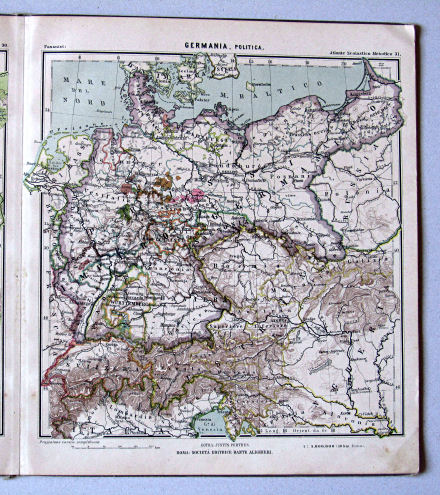Pasanisi, Atlante Scolastico Metodico, 1900
31. Germania, politica