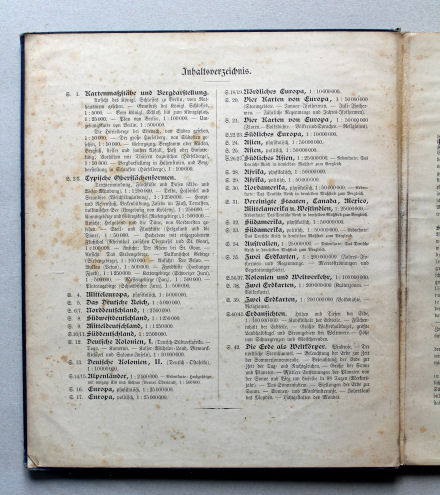 Lüddecke, Deutscher Schulatlas Mittelstufe, 1895
Inhoudsopgave / Table of contents