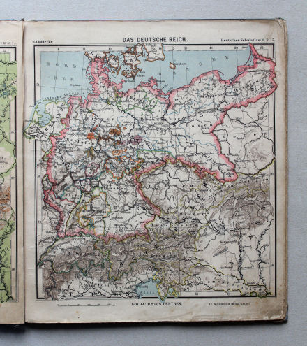 Lüddecke, Deutscher Schulatlas Mittelstufe, 1895
5. Das Deutsche Reich