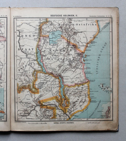 Lüddecke, Deutscher Schulatlas Mittelstufe, 1895
13. Deutsche Kolonien, II