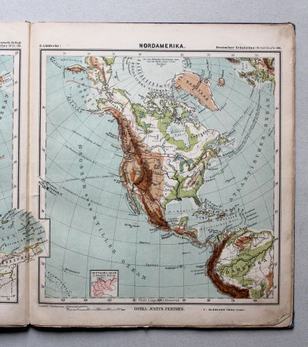 Lüddecke, Deutscher Schulatlas Mittelstufe, 1895
30. Nordamerika