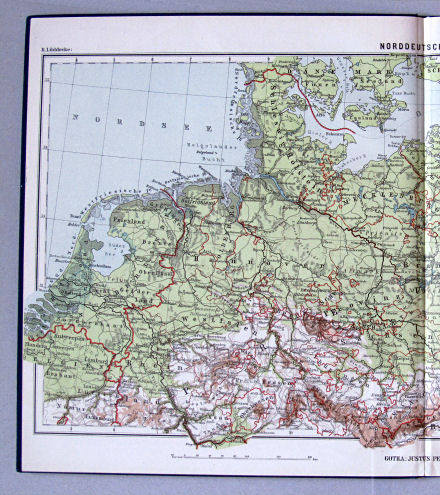 Lüddecke-Haack, Deutscher Schulatlas, 1899
6/7. Norddeutschland