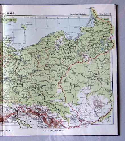 Lüddecke-Haack, Deutscher Schulatlas, 1899
6/7. Norddeutschland