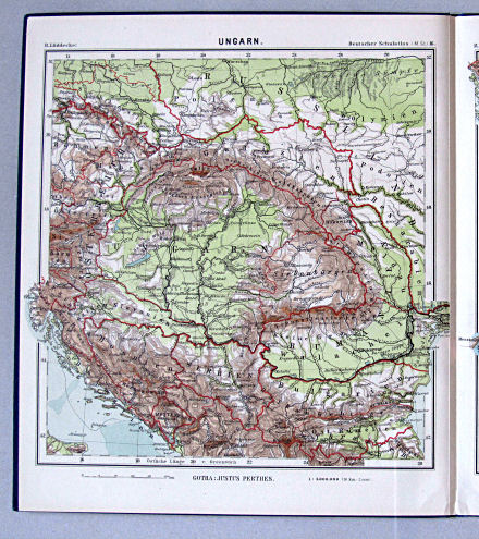 Lüddecke, Deutscher Schulatlas Mittelstufe, 1899
16. Ungarn