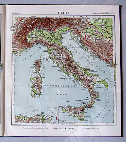 Lüddecke, Deutscher Schulatlas Mittelstufe, 1899
21. Italien