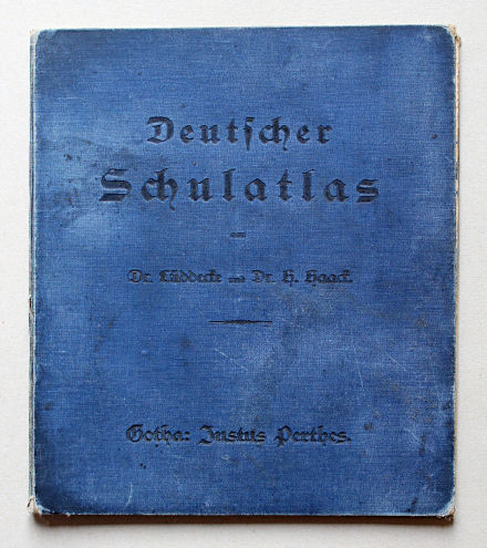 Lüddecke-Haack, Deutscher Schulatlas, 1905
Voorkant band