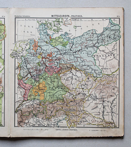 Lüddecke-Haack, Deutscher Schulatlas, 1905
5. Mitteleuropa, politisch