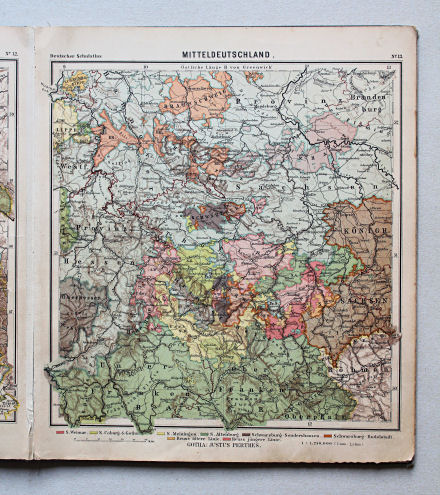 Lüddecke-Haack, Deutscher Schulatlas, 1905
13. Mitteldeutschland