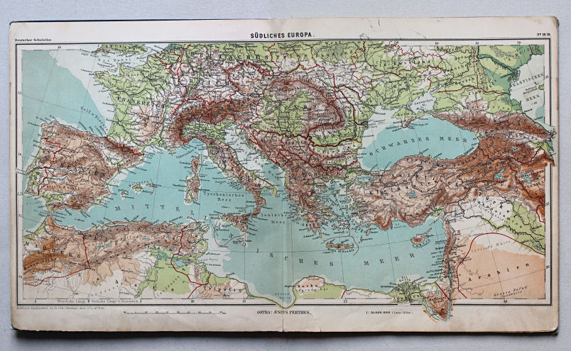 Lüddecke-Haack, Deutscher Schulatlas, 1905
18/19. Südliches Europa