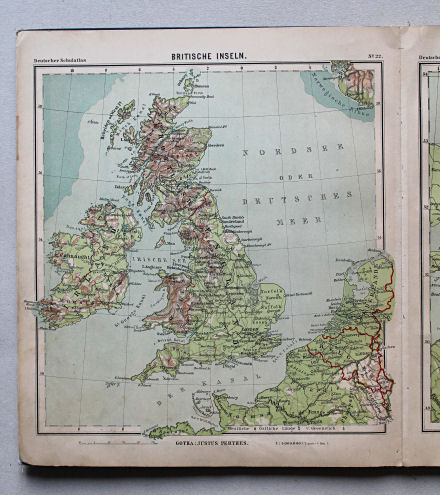 Lüddecke-Haack, Deutscher Schulatlas, 1905
22. Britische Inseln