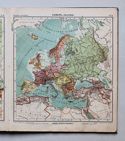 Lüddecke-Haack, Deutscher Schulatlas, 1905
27. Europa, politisch