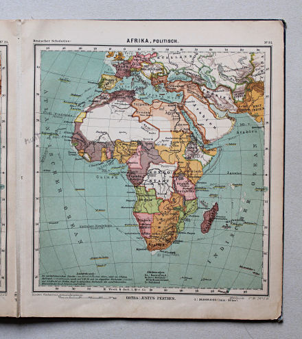 Lüddecke-Haack, Deutscher Schulatlas, 1905
35. Afrika, politisch