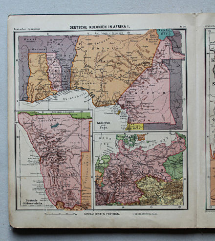 Lüddecke-Haack, Deutscher Schulatlas, 1905
36. Deutsche Kolonien in Afrika I