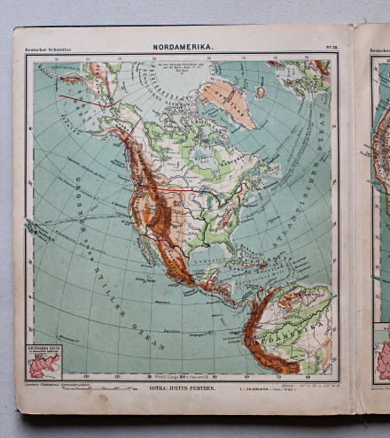 Lüddecke-Haack, Deutscher Schulatlas, 1905
38. Nordamerika