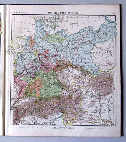 Lüddecke-Haack, Deutscher Schulatlas, 1907
5. Mitteleuropa, politisch