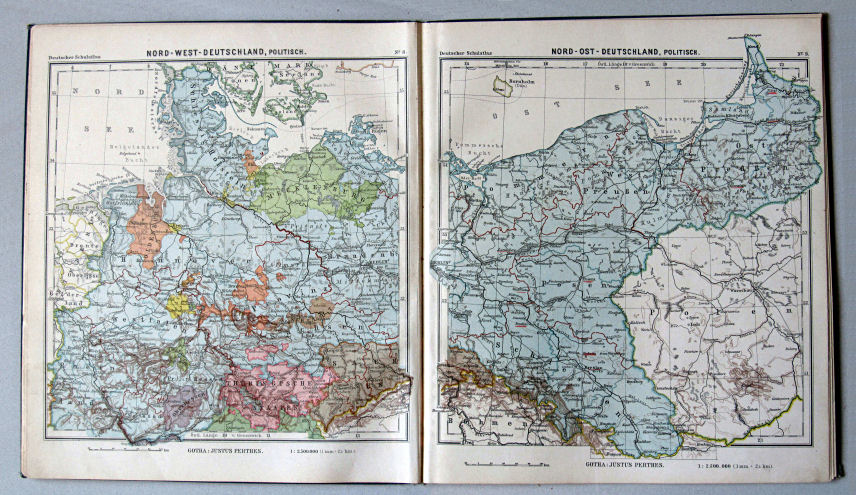 Lüddecke-Haack, Deutscher Schulatlas, 1907
8. Nord-West-Deutschland, politisch