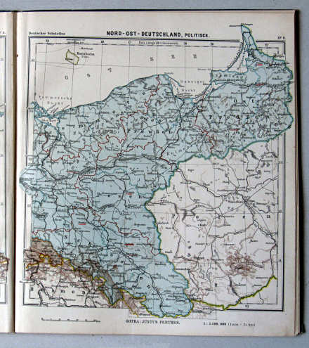 Lüddecke-Haack, Deutscher Schulatlas, 1907
9. Nord-Ost-Deutschland, politisch