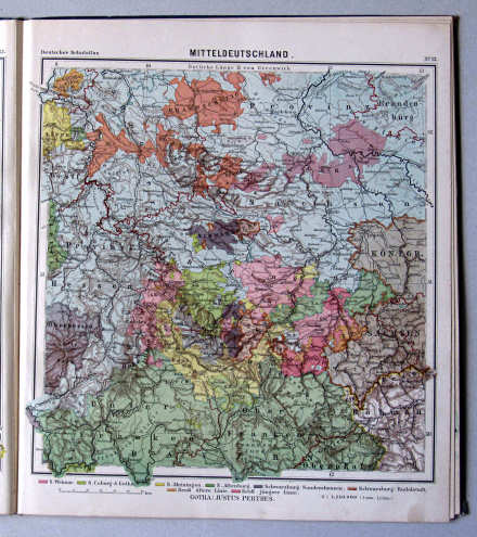 Lüddecke-Haack, Deutscher Schulatlas, 1907
13. Mitteldeutschland