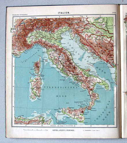 Lüddecke-Haack, Deutscher Schulatlas, 1907
16. Italien