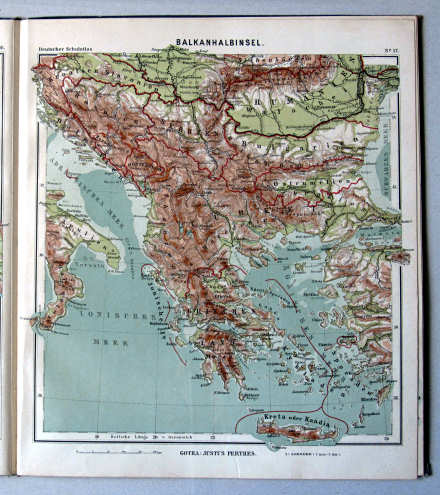 Lüddecke-Haack, Deutscher Schulatlas, 1907
17. Balkanhalbinsel