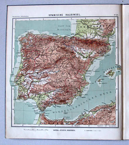 Lüddecke-Haack, Deutscher Schulatlas, 1907
20. Spanische Halbinsel