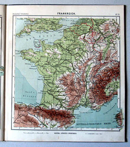 Lüddecke-Haack, Deutscher Schulatlas, 1907
21. Frankreich