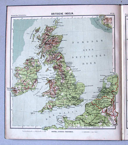 Lüddecke-Haack, Deutscher Schulatlas, 1907
22. Britische Inseln