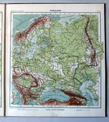 Lüddecke-Haack, Deutscher Schulatlas, 1907
25. Ruszland