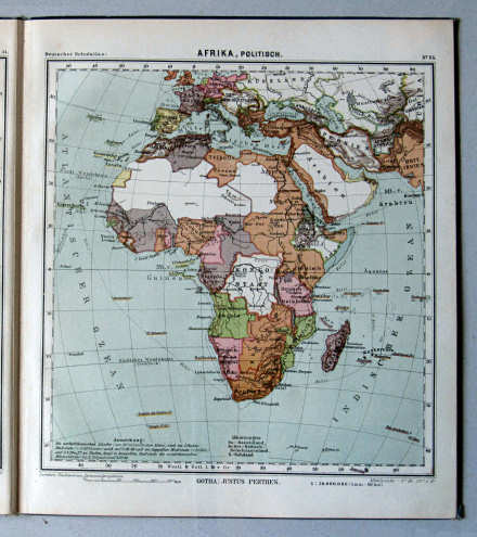 Lüddecke-Haack, Deutscher Schulatlas, 1907
35. Afrika, politisch