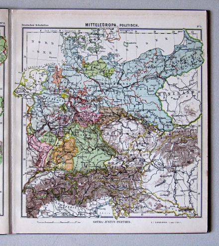 Lüddecke-Haack, Deutscher Schulatlas, 1914
5. Mitteleuropa, politisch