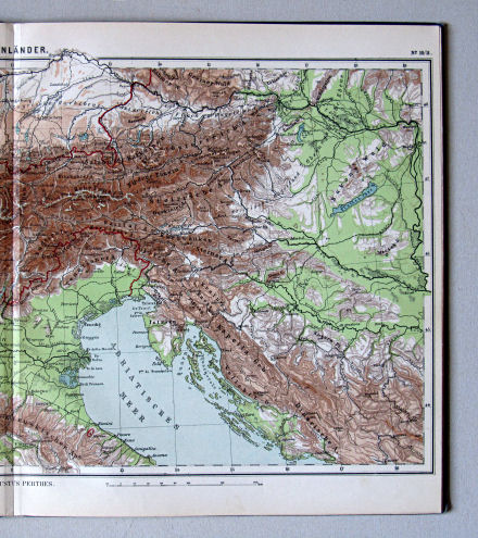 Lüddecke-Haack, Deutscher Schulatlas, 1914
10/11. Alpenländer