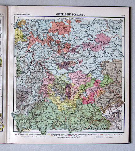 Lüddecke-Haack, Deutscher Schulatlas, 1914
13. Mitteldeutschland