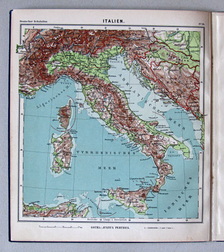 Lüddecke-Haack, Deutscher Schulatlas, 1914
16. Italien