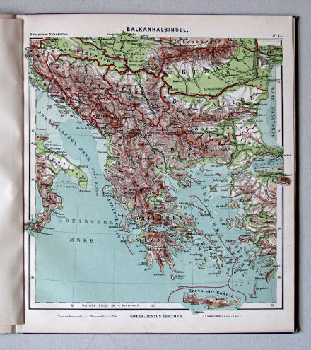 Lüddecke-Haack, Deutscher Schulatlas, 1914
17. Balkanhalbinsel