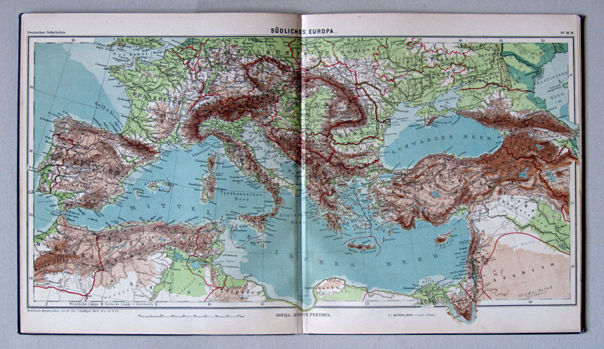 Lüddecke-Haack, Deutscher Schulatlas, 1914
18/19. Südliches Europa
