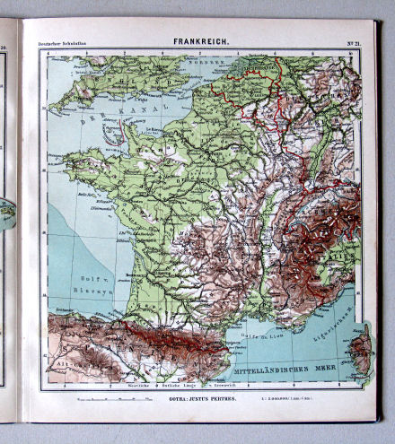 Lüddecke-Haack, Deutscher Schulatlas, 1914
21. Frankreich