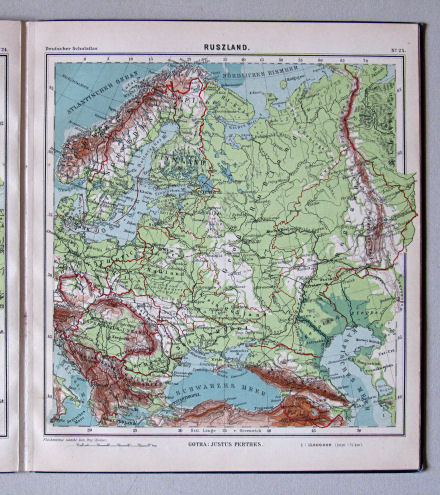 Lüddecke-Haack, Deutscher Schulatlas, 1914
25. Ruszland