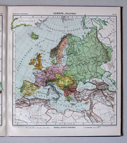 Lüddecke-Haack, Deutscher Schulatlas, 1914
27. Europa, politisch