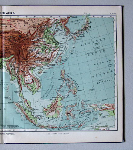 Lüddecke-Haack, Deutscher Schulatlas, 1914
32/33. Südliches Asien