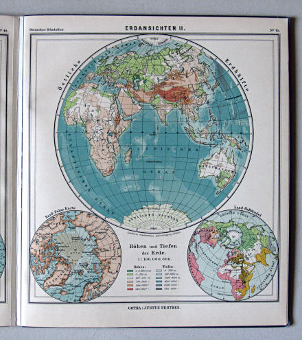 Lüddecke-Haack, Deutscher Schulatlas, 1914
45. Erdansichten II