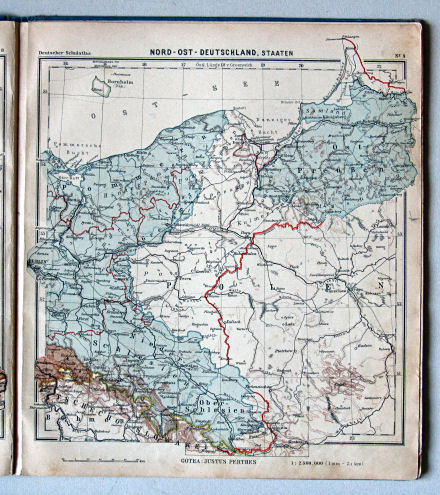 Lüddecke-Haack, Deutscher Schulatlas, 1923
9. Nord-Ost-Deutschland, Staaten