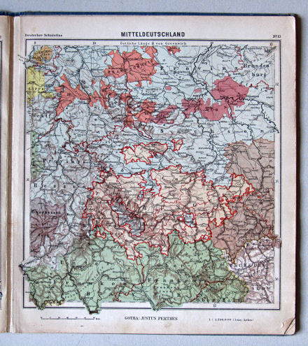Lüddecke-Haack, Deutscher Schulatlas, 1923
13. Mitteldeutschland