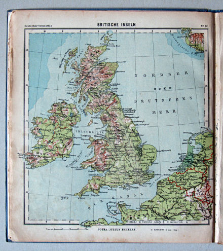 Lüddecke-Haack, Deutscher Schulatlas, 1923
22. Britische Inseln