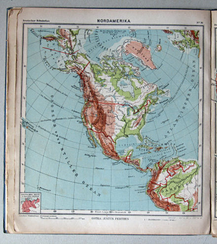 Lüddecke-Haack, Deutscher Schulatlas, 1923
36. Nordamerika