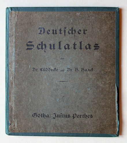 Lüddecke-Haack, Deutscher Schulatlas, 1926
Voorkant band