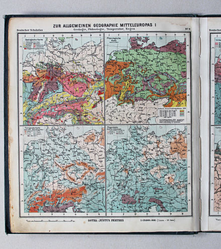 Lüddecke-Haack, Deutscher Schulatlas, 1926
4. Zur allgemeinen Geographie Mitteleuropas I