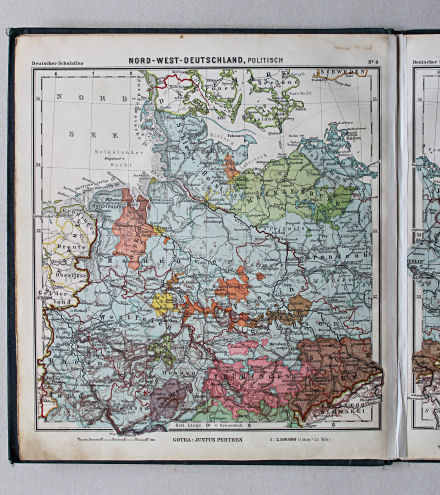 Lüddecke-Haack, Deutscher Schulatlas, 1926
8. Nord-West-Deutschland, politisch